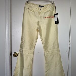 Revolt Jeans Soft Yellow Flared Pants
